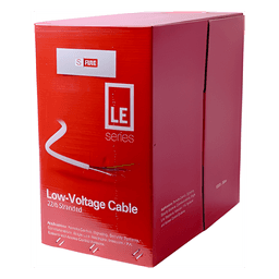 Cable para Alarma / 6 Conductores / 22 AWG / CCA / 305 m (1000 ft) / PVC Retardante / Blanco