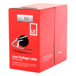 Cable para Alarma / 6 Conductores / 22 AWG / CCA / 305 m (1000 ft) / PVC Retardante / Blanco