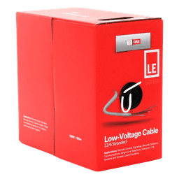 Cable para Alarma / 6 Conductores / 22 AWG / CCA / 305 m (1000 ft) / PVC Retardante / Blanco