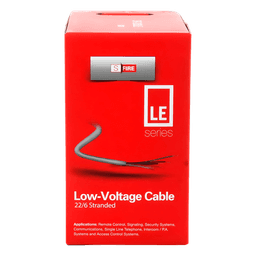 Cable para Alarma / 6 Conductores / 22 AWG / CCA / 305 m (1000 ft) / PVC Retardante / Blanco