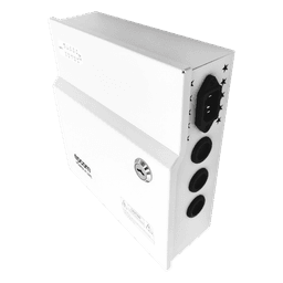 Fuente de Poder con Respaldo de Batería / 11-15 Vcc / 10 A / 9 Salidas / Entrada 96-264 Vca / Protección de Batería 10.5 V