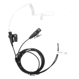 Micrófono de Solapa / 2 Hilos / Desconexión Rápida / Tubo Acústico Médico / Kevlar Reforzado / Motorola HT750/1250/1550/PRO5150/5550/7150