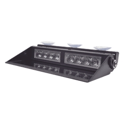 Luz de visera para interior / 12 VCC / 22 patrones de destello / 8 LED / 4.5 x 1.9 x 1.0 in