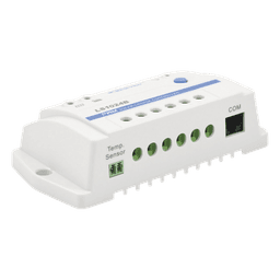 Controlador de Carga Solar PWM / 10 A / 12/24 VCC / RS-485 / Baterías Gel-AGM-Selladas