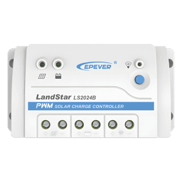 Controlador Solar PWM / 20 A / 12/24 VCC / RS-485 / Baterías Gel-AGM-Selladas / Parámetros Configurables