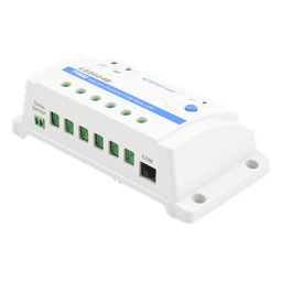 Controlador Solar PWM / 20 A / 12/24 VCC / RS-485 / Baterías Gel-AGM-Selladas / Parámetros Configurables