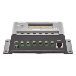Controlador de Carga Solar PWM / 12/24V / 20A / Display LCD / RS485 Modbus / 32-bit MCU