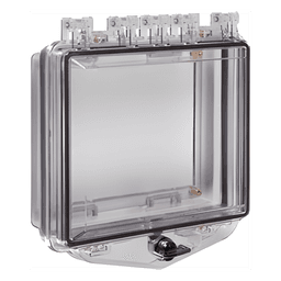 Caja Protectora de Policarbonato / Montaje de Pared / 133x198x74 mm / 5.2x7.8x2.9 in / Cubierta UV Resistente