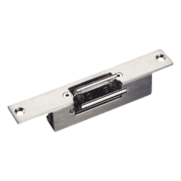Contrachapa Electromagnética para Puerta de Vidrio / Fail Safe / 500 kg / 12-24 VCC / Vidrio 12-15 mm / 6.3 x 1 x 1.2 in