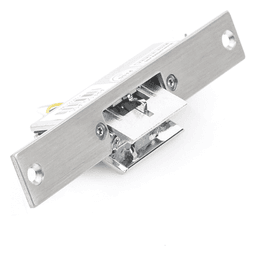 Contrachapa Electromagnética para Puerta de Vidrio / Fail Safe / 500 kg / 12-24 VCC / Vidrio 12-15 mm / 6.3 x 1 x 1.2 in