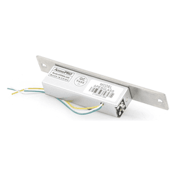 Contrachapa Electromagnética para Puerta de Vidrio / Fail Safe / 500 kg / 12-24 VCC / Vidrio 12-15 mm / 6.3 x 1 x 1.2 in