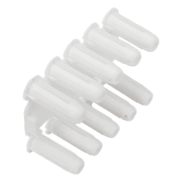 Taquete de Fijación / Doble Expansión Multidireccional / Tornillo 8 mm x 3/4" (19.1 mm) / Polietileno HDPE / 100 Piezas / -50°C a +80°C
