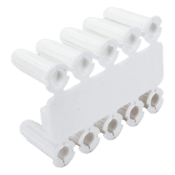 Taquete de Fijación / Doble Expansión Multidireccional / Tornillo 8 mm x 3/4" (19.1 mm) / Polietileno HDPE / 100 Piezas / -50°C a +80°C