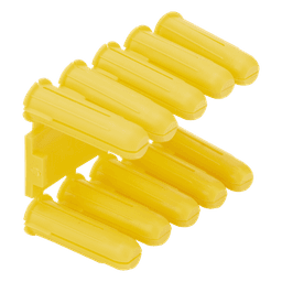 Taquete de Fijación / Doble Expansión Multidireccional / Tornillo 8 mm x 1" (25.4 mm) / 100 Piezas / Carga 50 kg / Rango Térmico -50°C a +80°C