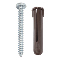Kit de Fijación / Taquetes Doble Expansión / 10 Piezas / Tornillos 10 mm x 1 3/4" (44.5 mm) / Carga 120 kg