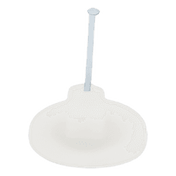Grapa para cable plano / 4mm / Polipropileno transparente / 100 piezas / Clavo 20mm x 1.2mm / -10°C a +120°C