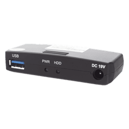 Lector Externo de Disco Duro / USB 3.0 200 Mbps / USB 2.0 40 Mbps / Aluminio / -10°C a 70°C / 12VDC 1A