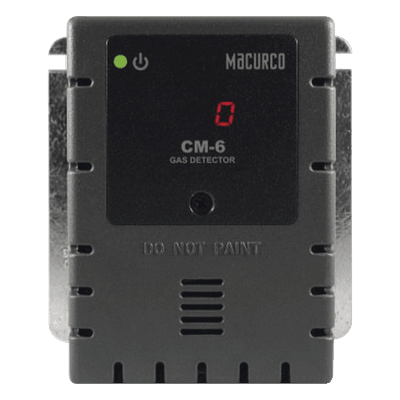 Detector y Controlador de CO / Pantalla Digital / Salida 4-20 mA / Relé SPDT 5 A / Rango 0-200 ppm / Activación 15-100 ppm