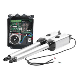 Kit de Brazos para Portón Abatible / 2 Hojas / 3 m (9.8 ft) / 300 kg / IP55 / 50 Ciclos Diarios / Residencial