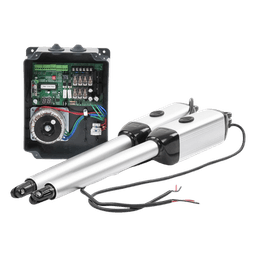 Kit de Brazos para Portón Abatible / 2 Hojas / 3 m (9.8 ft) / 300 kg / IP55 / 50 Ciclos Diarios / Residencial