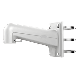 Soporte de Poste para Domo PTZ / Aleación de Aluminio y Acero / Interior/Exterior / Carga 30 kg (66.1 lb) / IP Resistente al Agua