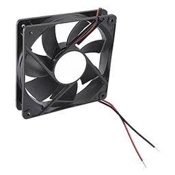 Ventilador Anticondensante Axial Cuadrado / 12Vcc / 120x120x25 mm / 75.0 CFM / 2200 RPM / 1.9 W / 0.39x0.39x0.08 pies