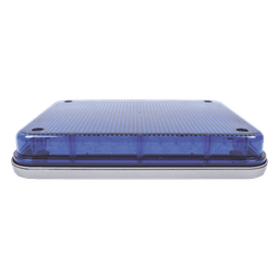 Luz de Advertencia LED / 9x7 Pulgadas / 104 LEDs / 12 VCC / 10 Patrones de Destello / Montaje Permanente / IP para Exteriores