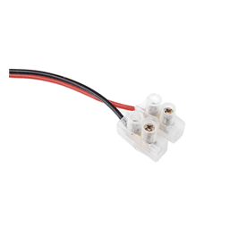 Cable de Alimentación DC / Calibre 18 AWG / Conector DC Macho 5.5x2.1 mm / Bloque Terminal Atornillable / Longitud 28.5 cm