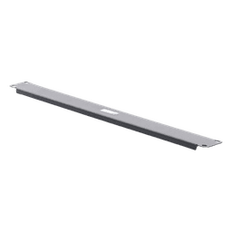 Panel ciego para rack / 1UR / 19in / Acero calibre 18 / Acabado negro semi-mate