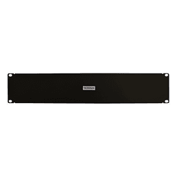 Panel ciego para rack / 19in / 2UR / Acero calibre 18 / 1.21 mm / 0.544 kg / 3.5 x 19 in