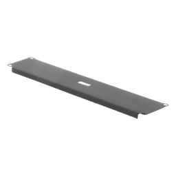 Panel ciego para rack / 19in / 2UR / Acero calibre 18 / 1.21 mm / 0.544 kg / 3.5 x 19 in