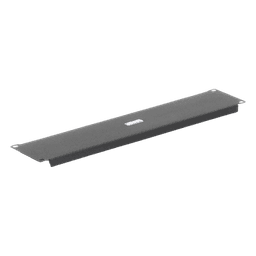 Panel ciego para rack / 19in / 2UR / Acero calibre 18 / 1.21 mm / 0.544 kg / 3.5 x 19 in