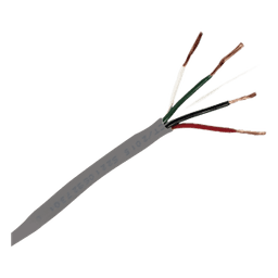 Bobina de 305 m (1000 ft) / Cable de Cobre / 4 x 18 AWG / Tipo Alarmas UL / Para Interior / Color Gris / Multi-Propósito