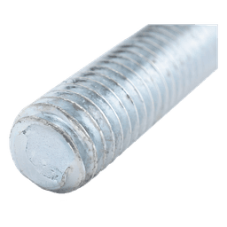 Varilla Roscada / 3/8" (9.5 mm) / 3000 mm (9.8 ft) / Acero Alta Resistencia / Electro Zinc 15-20 μm / Roscado Métrico e Imperial