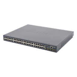 Switch Administrable Capa 2 / 48 Puertos Gigabit / 4 SFP / 104 Gbps / 77.38 Mpps / 1.44 x 1.44 pies