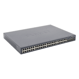 Switch Administrable Capa 2 / 48 Puertos Gigabit / 4 SFP / 104 Gbps / 77.38 Mpps / 1.44 x 1.44 pies