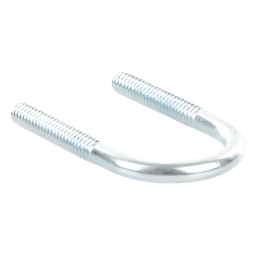 Abrazadera Tipo U / 1/2 Pulgada / Acabado Electro Zinc / Acero Tratado / Sin Tuercas Ni Arandelas