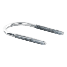 Abrazadera Tipo U / 1 pulgada / Acabado Electro Zinc / Sin Tuercas Ni Arandelas
