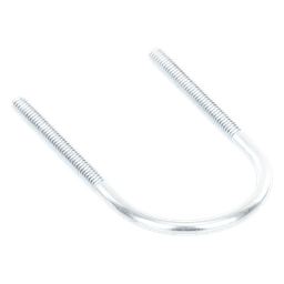 Abrazadera Tipo U / 1 1/4" / Acabado Electro Zinc / Sin Tuercas Ni Arandelas
