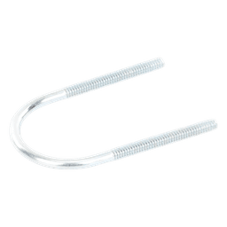 Abrazadera Tipo U / 1 1/4" / Acabado Electro Zinc / Sin Tuercas Ni Arandelas