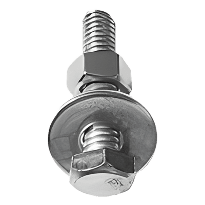 Tornillo Hexagonal / 1/4" x 3" / Acabado Electro Zinc / Uso Industrial