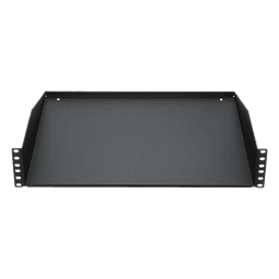 Charola para Rack / 19" / 2 UR / Carga 30 kg (66 lb) / Acero / Profundidad 385 mm