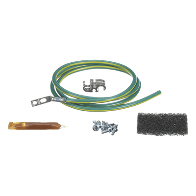 Kit de Jumper de Puesta a Tierra / 6 AWG / 1.52 m (5 ft) / Zapata 45° / Conector Htap 2-6 AWG / UL 467 / NEBS Level 3