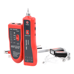 Detector de Cable con Generador de Tonos / Alcance 3 km (9,842 ft) / Prueba Continuidad y Configuración / Batería 9V DC