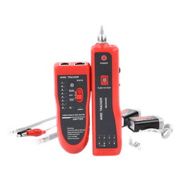 Detector de Cable con Generador de Tonos / Alcance 3 km (9,842 ft) / Prueba Continuidad y Configuración / Batería 9V DC