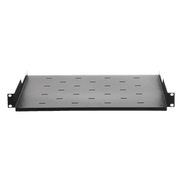 Charola para Rack / 19" / 1U / 34 cm / 13.5 ft / Acero Calibre 18 / Carga 6 kg