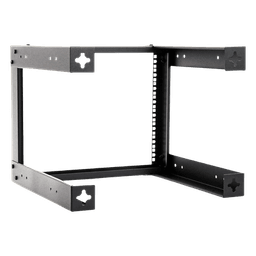 Rack Abierto de Pared / 19in / 8U / 418 x 350 x 500 mm / 1.37 x 1.15 x 1.64 ft / Acero Reforzado / Interior