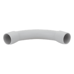 Curva de Radio Estrecho para Tubería Rígida / PVC Auto-extinguible Libre de Halógenos / 16 mm / Aplicaciones Eléctricas y Telecomunicaciones