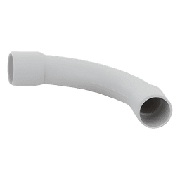 Curva de Radio Estrecho para Tubería Rígida / PVC Auto-extinguible Libre de Halógenos / 16 mm / Aplicaciones Eléctricas y Telecomunicaciones