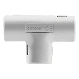 Unión en T para Tubería Rígida / PVC Auto-extinguible / 20 mm / Libre de Halógenos / Instalaciones Eléctricas